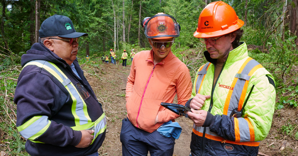 Jordon Gabriel recovers cultural knowledge through work in forestry